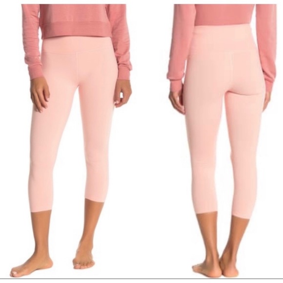 Beyond Yoga Pants - Beyond Yoga High Waisted Capri Leggings in Coral Dust